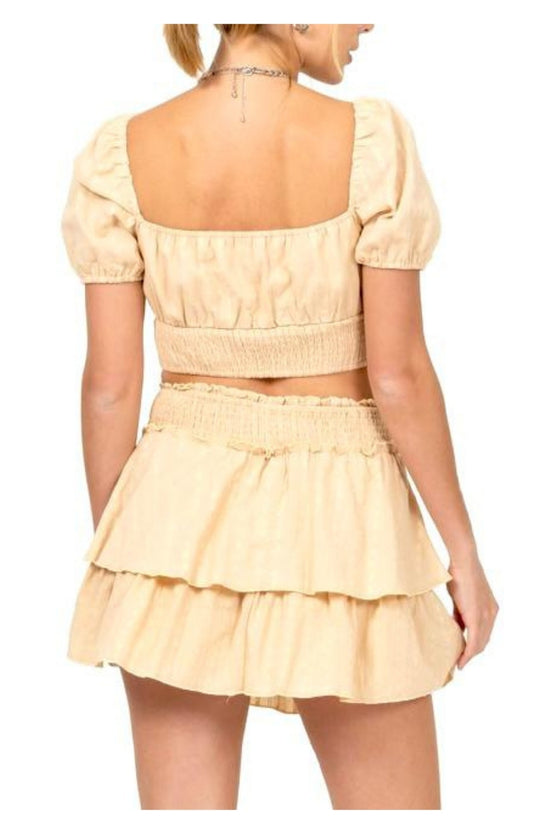 All about summer matching 2 Piece skirt set