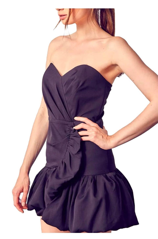 Load image into Gallery viewer, Open Shoulder Ruffle Dress
