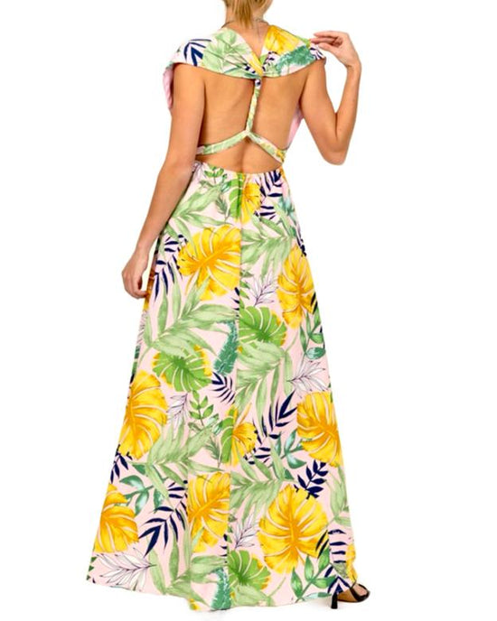Load image into Gallery viewer, Give me attention Maxi dress
