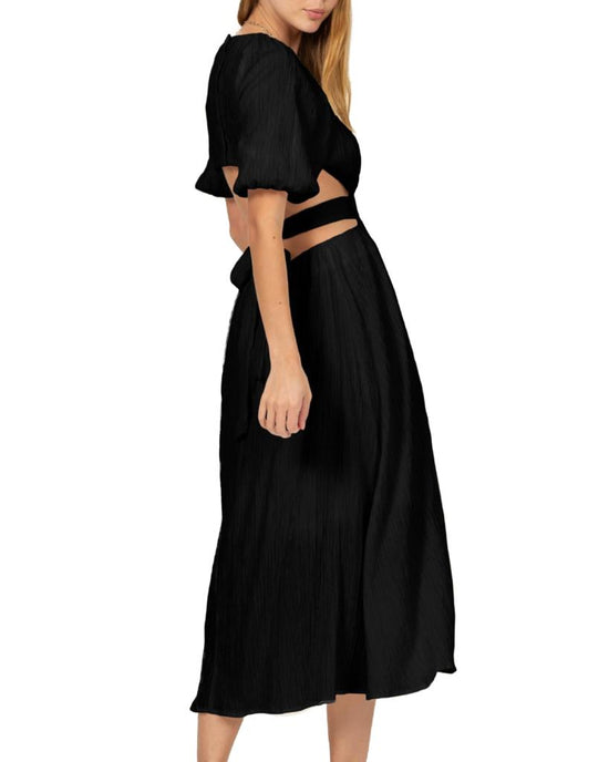 Load image into Gallery viewer, Unforgettable Cutout Midi Dress
