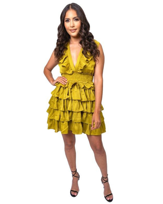 Tier Layer Short Dress Hermosaz Tier Layer Short Dress Hermosaz